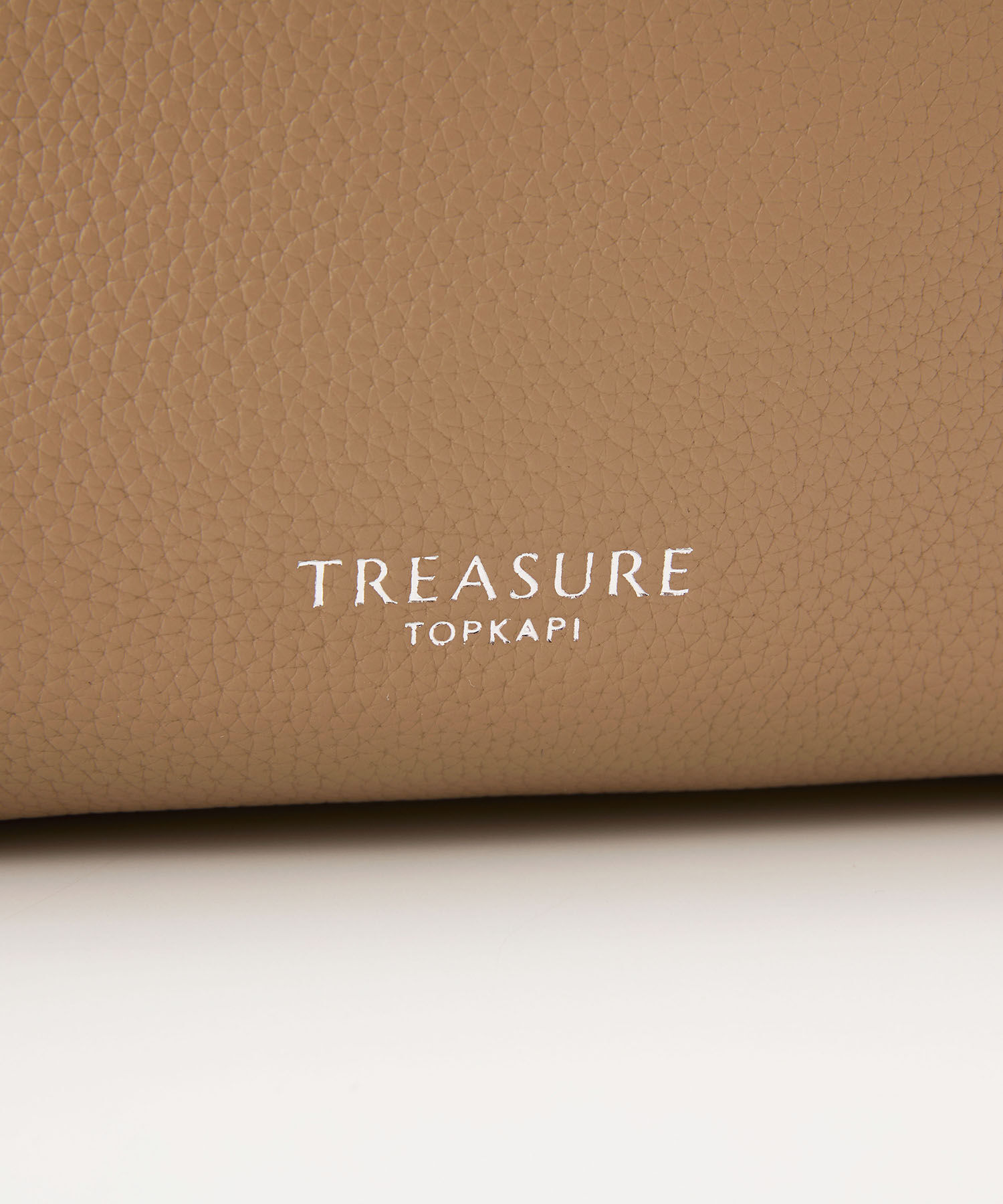 TOPKAPI TREASURE「【TREASURE TOPKAPI】シュリンクレザー レース 刺しゅう ショルダー付 トートバッグ」|トートバッグ|