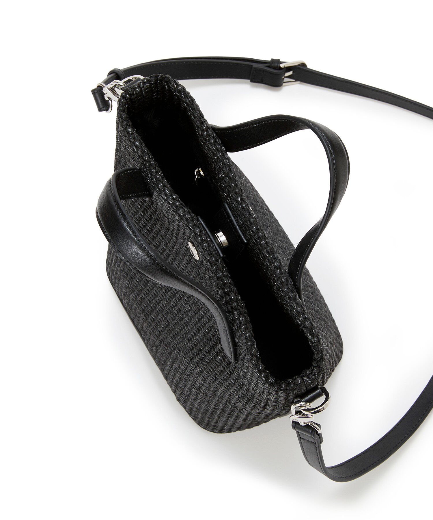 TOPKAPI BREATH「【Breath TOPKAPI】レザーハンドル ショルダー付き トート カゴバッグ」|ショルダー・メッセンジャー|