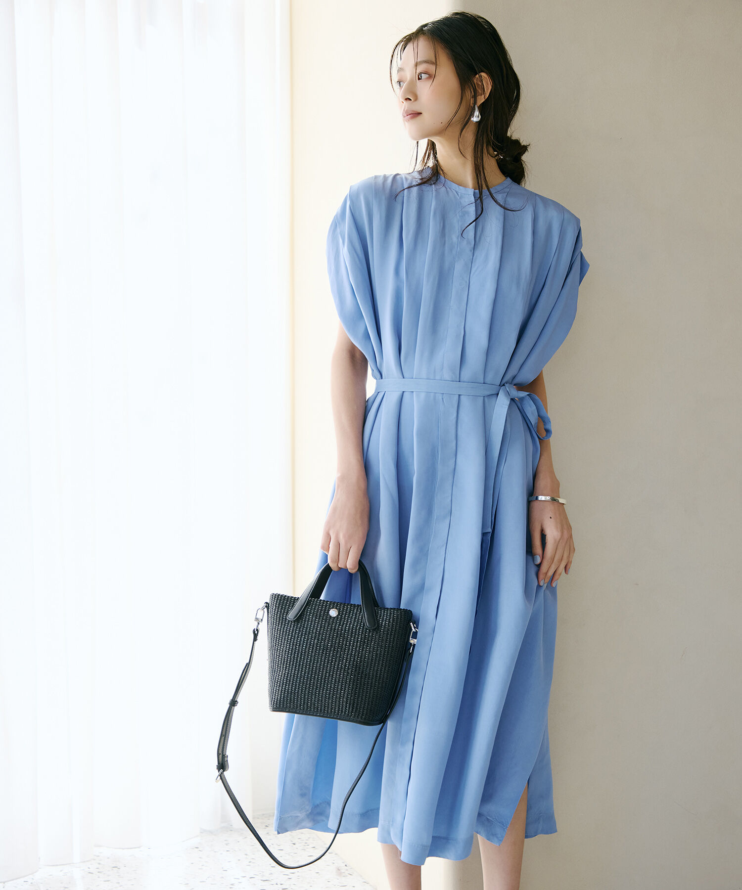 TOPKAPI BREATH「【Breath TOPKAPI】レザーハンドル ショルダー付き トート カゴバッグ」|ショルダー・メッセンジャー|