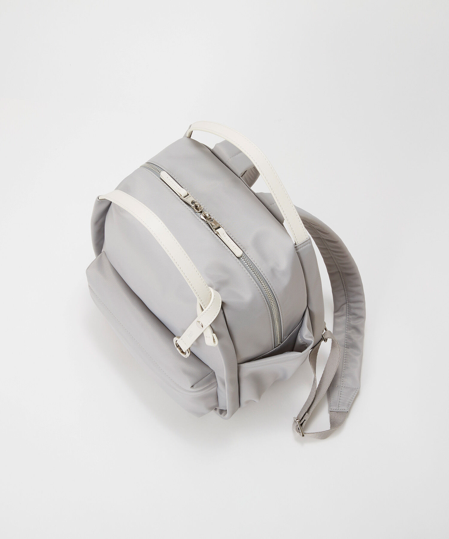 TOPKAPI BREATH「【Breath TOPKAPI】【撥水】ツヤ ナイロン レザーハンドル ミニ リュック」|リュック|