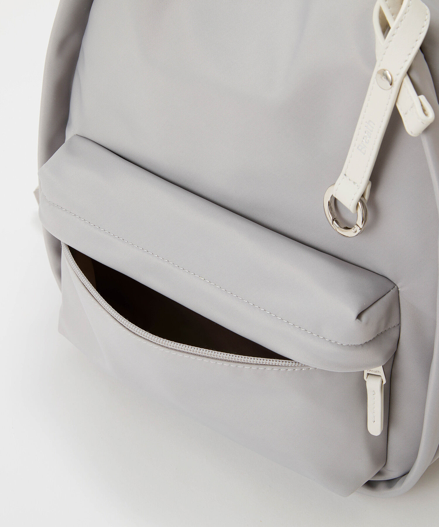 TOPKAPI BREATH「【Breath TOPKAPI】【撥水】ツヤ ナイロン レザーハンドル ミニ リュック」|リュック|