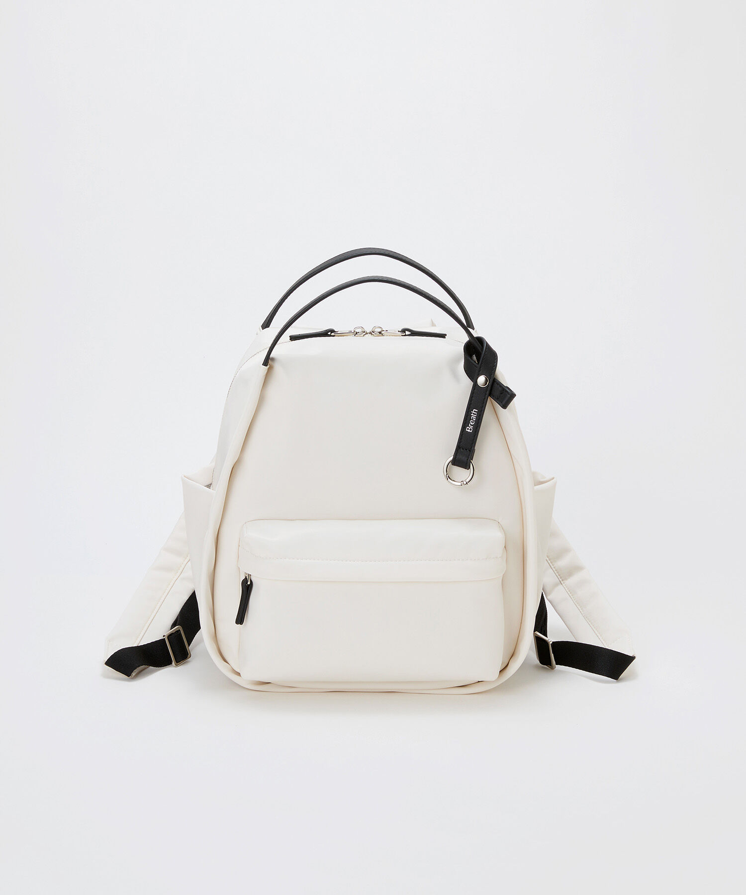 TOPKAPI BREATH「【Breath TOPKAPI】【撥水】ツヤ ナイロン レザーハンドル ミニ リュック」|リュック|