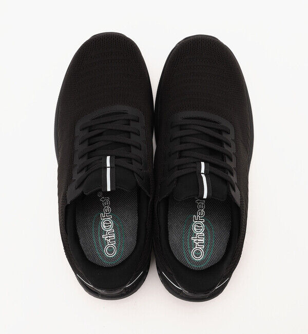 Orthofeet「【オーソフィート】ヤリ ミディアム/ブラック テキスタイル/シューズ メンズ/Orthofeet」|スニーカー|