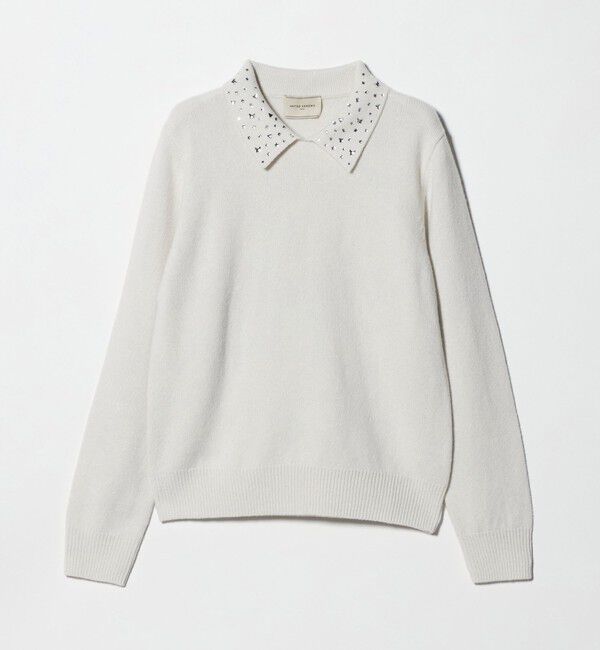 ラインストーン ポロ ニット（UNITED ARROWS）｜ルミネのファッション