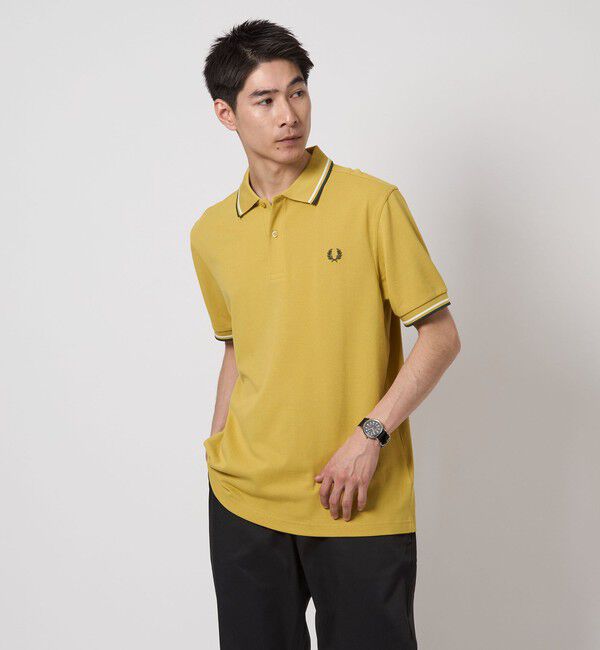 UNITED ARROWS green label relaxing「＜FRED PERRY＞ツインティップ ポロシャツ」|ポロシャツ|MUSTARD