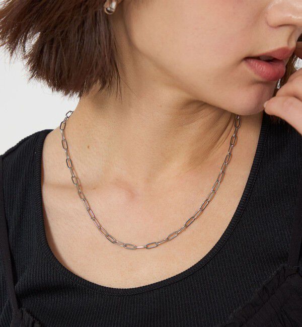 UNITED ARROWS green label relaxing「ステンレス チェーントグル ネックレス」|ネックレス|SILVER