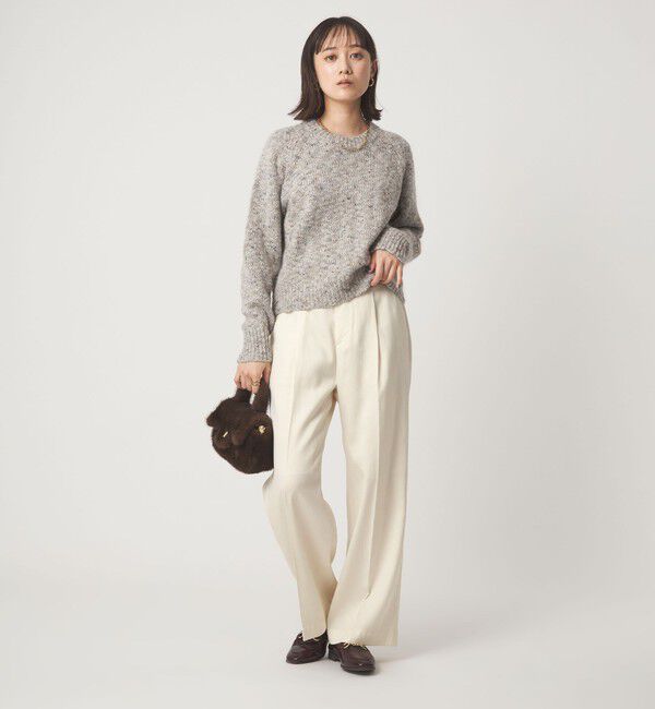 UNITED ARROWS green label relaxing「フィブリル ワイド パンツ」|スラックス|