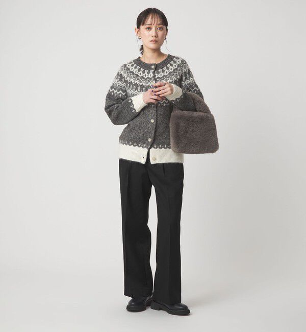 UNITED ARROWS green label relaxing「フィブリル ワイド パンツ」|スラックス|