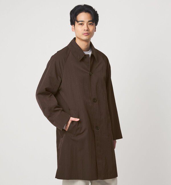 UNITED ARROWS green label relaxing「ナイロン ツイル ステンカラーコート -撥水-」|ステンカラーコート|