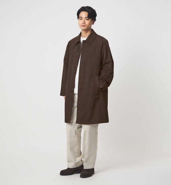 UNITED ARROWS green label relaxing「ナイロン ツイル ステンカラーコート -撥水-」|ステンカラーコート|