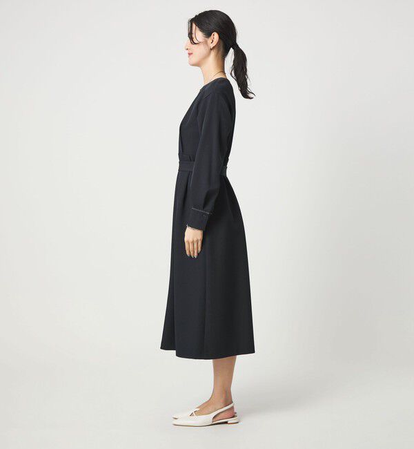 UNITED ARROWS green label relaxing「ステッチ タック セミフレア ワンピース」|ワンピース|