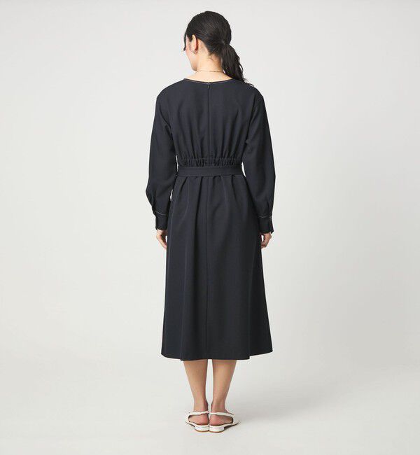 UNITED ARROWS green label relaxing「ステッチ タック セミフレア ワンピース」|ワンピース|