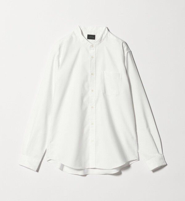 UNITED ARROWS green label relaxing「W/R オックスフォード バンドカラー 長袖 シャツ」|シャツ・ブラウス|