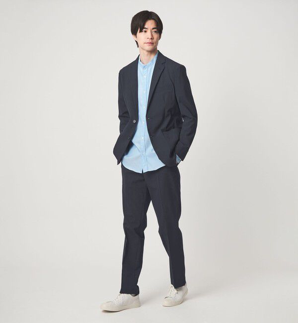 UNITED ARROWS green label relaxing「【WEB限定】JUST fit WORKIST セットアップ -ストレッチ-」|テーラードジャケット|NAVY
