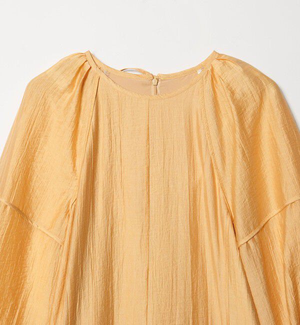 EMMEL REFINES「＜EMMEL REFINES＞EM バックリボン パイピング パフスリーブ ワンピース」|ワンピース|