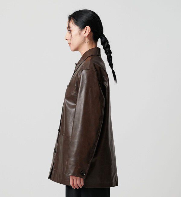 レザーライク カバーオール ジャケット（BEAUTY&YOUTH UNITED ARROWS