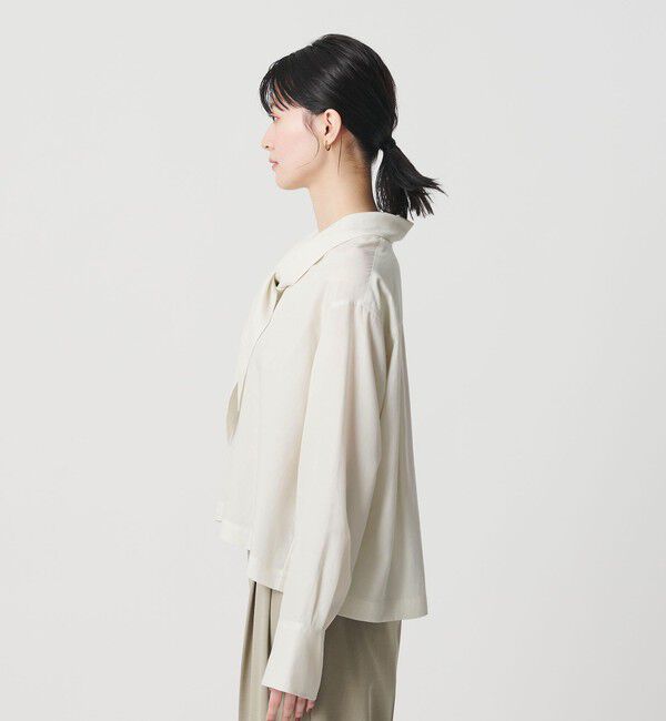 BEAUTY&YOUTH UNITED ARROWS「セルロース タイブラウス ウォッシャブル」|シャツ・ブラウス|