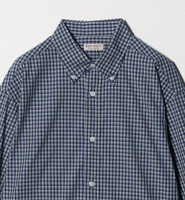 BEAUTY&YOUTH UNITED ARROWS「ミニチェック ボタンダウン シャツ FORM型」|シャツ・ブラウス|
