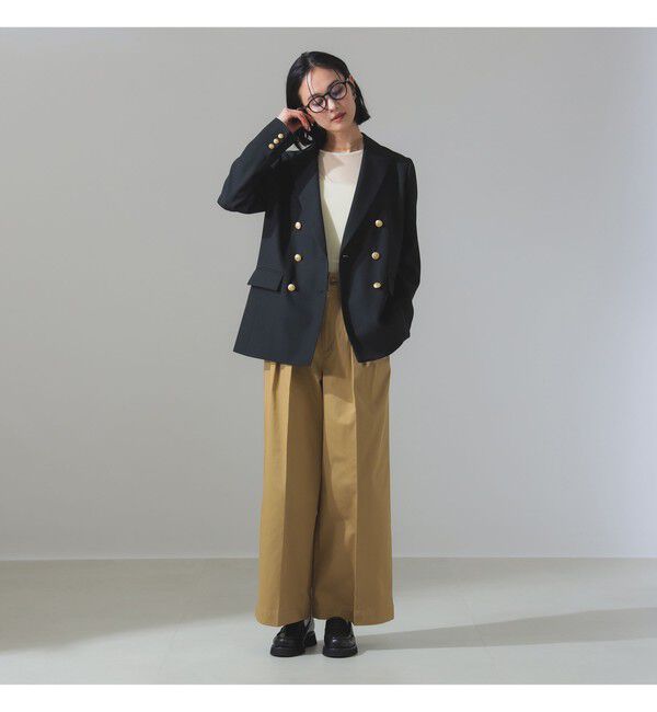 Demi-Luxe BEAMS 「ドライギャバジン ６ボタン ダブルジャケット」|ダッフルコート|