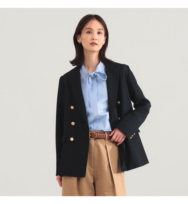 Demi-Luxe BEAMS 「ドライギャバジン ６ボタン ダブルジャケット」|ダッフルコート|