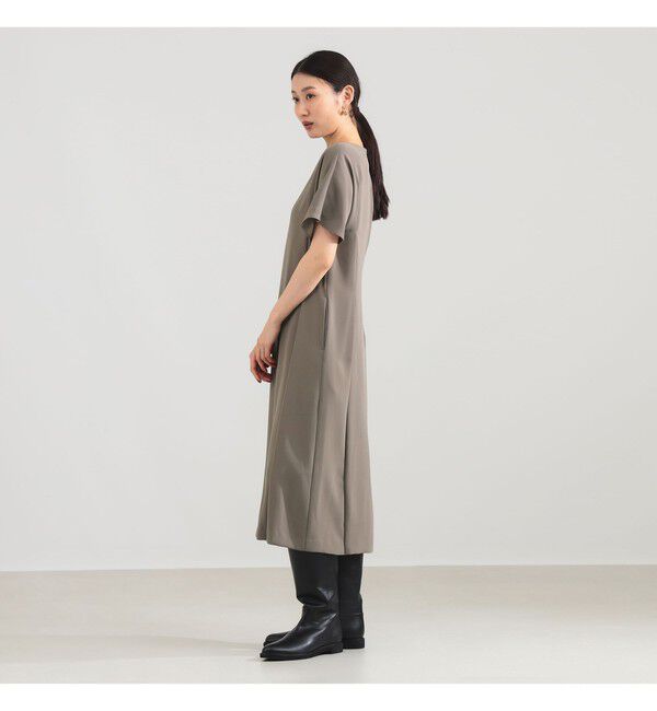 Demi-Luxe BEAMS 「スクエアスリーブ ワンピース」|ワンピース|