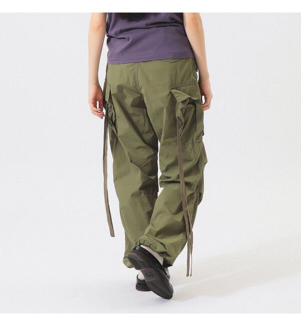 BEAMSBOY「ナイロン ポプリン ミリタリー パンツ」|チノ|