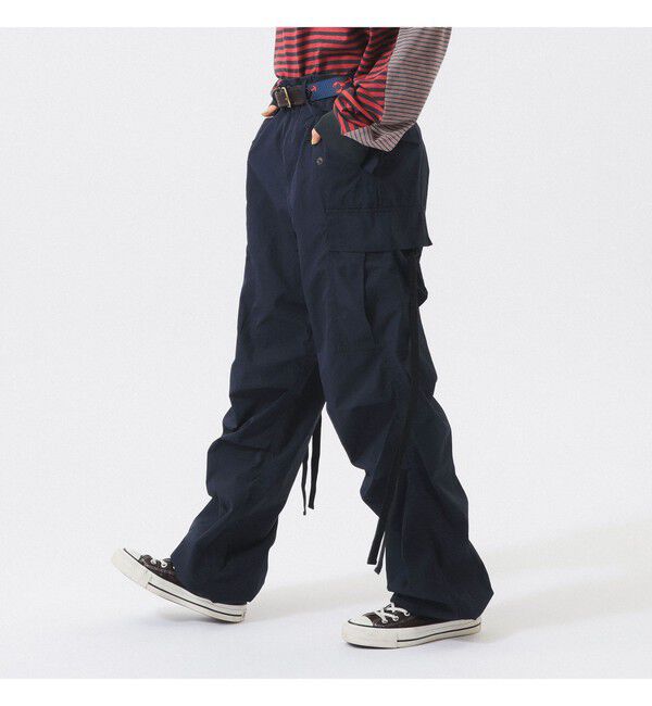 BEAMSBOY「ナイロン ポプリン ミリタリー パンツ」|チノ|