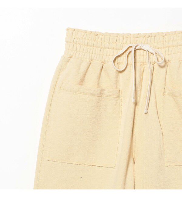 BEAMSBOY「maturely / ヘム カットオフ フレア ジャージー」|チノ|