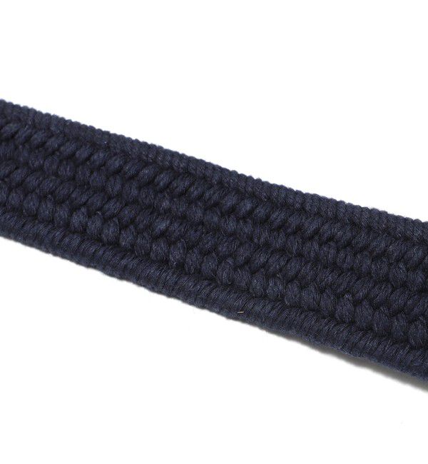 BEAMS PLUS「BEAMS PLUS / Leather Tab Cotton Belt」|ベルト|