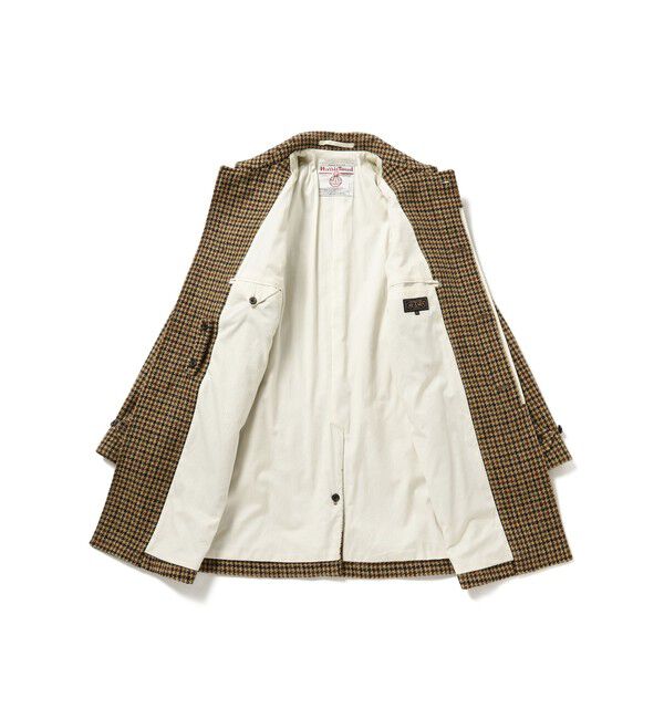 BEAMS PLUS / ハリスツイード バルカラー コート（BEAMS PLUS