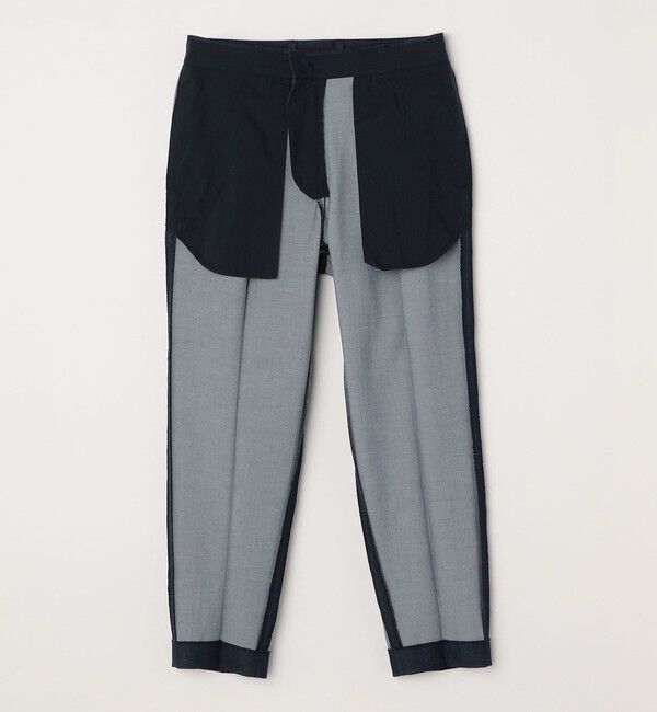 SHIPS any「SHIPS any: 〈洗濯機可能〉1タック デニムライク テーパードトラウザーズ パンツ◇」|チノ|