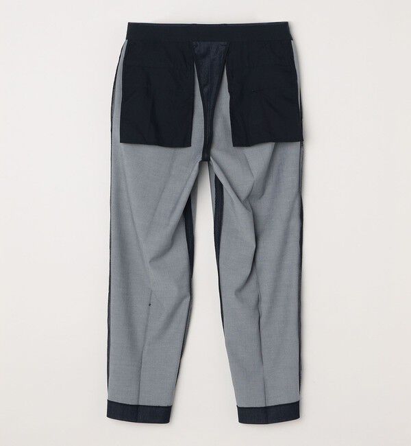 SHIPS any「SHIPS any: 〈洗濯機可能〉1タック デニムライク テーパードトラウザーズ パンツ◇」|チノ|