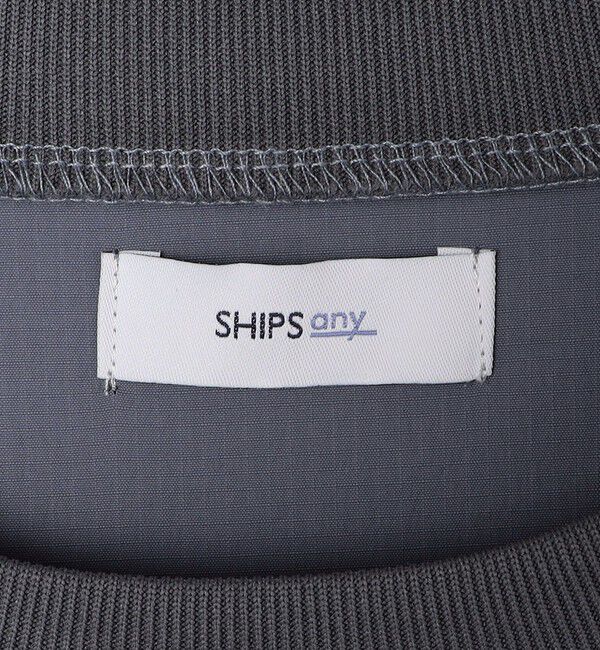 SHIPS any「【WEB限定】SHIPS any:ワッシャーナイロン スピンドル Tシャツ＋イージーショーツ セットアップ◆」|Tシャツ・カットソー|