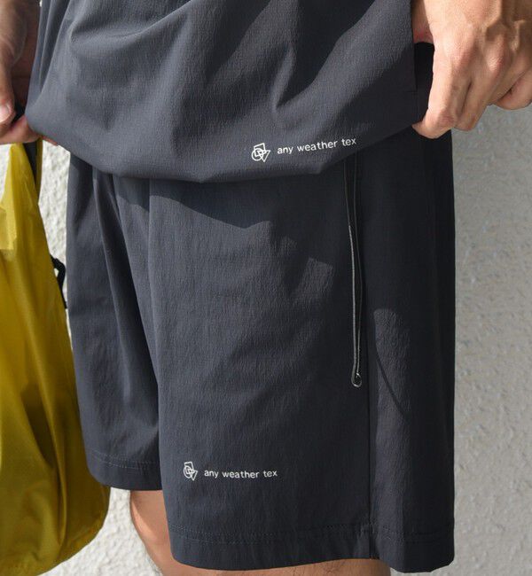 SHIPS any「【WEB限定】SHIPS any:ワッシャーナイロン スピンドル Tシャツ＋イージーショーツ セットアップ◆」|Tシャツ・カットソー|