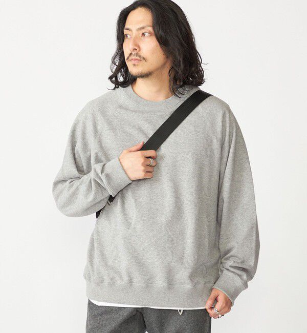 SHIPS「【SHIPS別注】Redwood Classics: 14オンス ラグラン スウェット」|スウェット・ジャージ|グレー