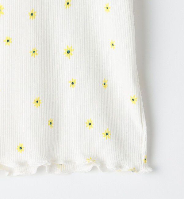 SHIPS KIDS「SHIPS KIDS:80～90cm / フラワー テキスタイル 半袖 TEE」|Tシャツ・カットソー|