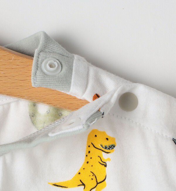 SHIPS KIDS「SHIPS KIDS:80～90cm / 恐竜 テキスタイル 半袖 TEE」|Tシャツ・カットソー|