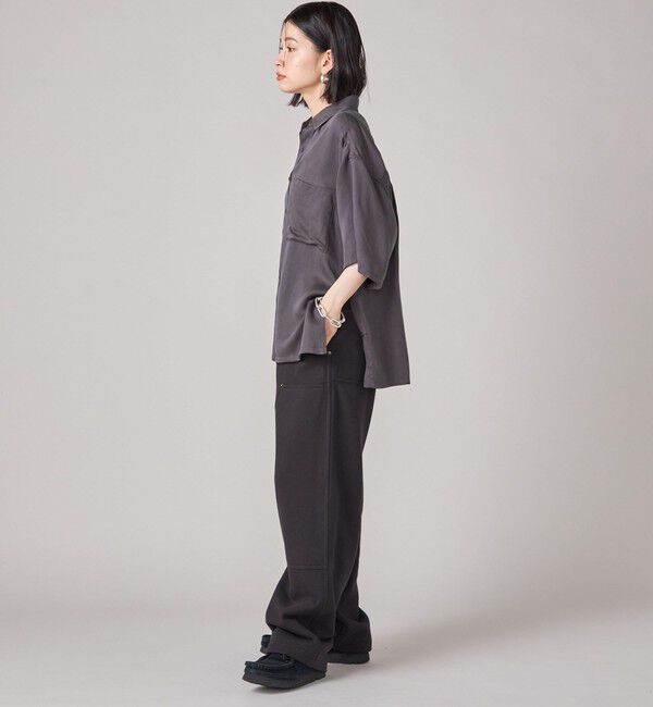 SHIPS for women「SHIPS NINE CASE:〈洗濯機可能〉裏毛 ダブルニー パンツ」|その他|