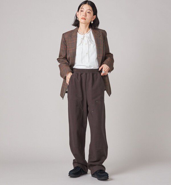 SHIPS for women「SHIPS NINE CASE:〈洗濯機可能〉裏毛 ダブルニー パンツ」|その他|