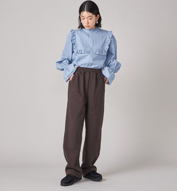 SHIPS for women「SHIPS NINE CASE:〈洗濯機可能〉裏毛 ダブルニー パンツ」|その他|