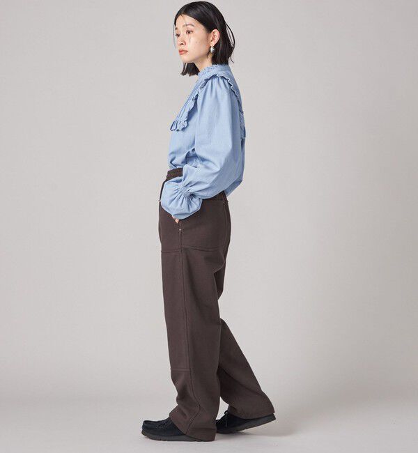 SHIPS for women「SHIPS NINE CASE:〈洗濯機可能〉裏毛 ダブルニー パンツ」|その他|