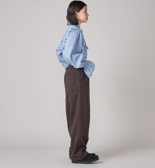 SHIPS for women「SHIPS NINE CASE:〈洗濯機可能〉裏毛 ダブルニー パンツ」|その他|