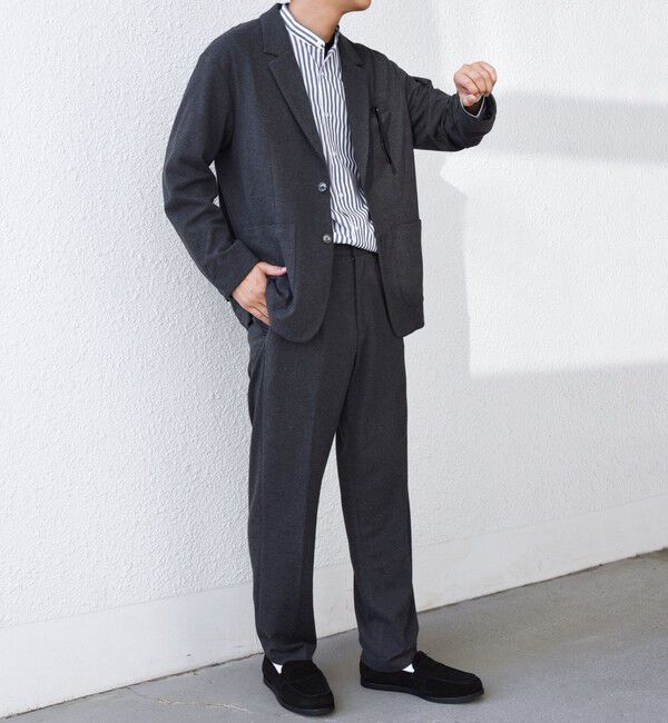 SHIPS any「SHIPS any: 360&deg; THE CIRCLE STRETCH ウールライク ジャケット(セットアップ対応)◇」|テーラードジャケット|