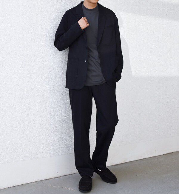 SHIPS any「SHIPS any: 360&deg; THE CIRCLE STRETCH ウールライク ジャケット(セットアップ対応)◇」|テーラードジャケット|