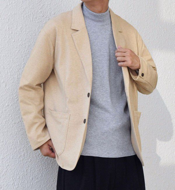 SHIPS any「SHIPS any: 360&deg; THE CIRCLE STRETCH ウールライク ジャケット(セットアップ対応)◇」|テーラードジャケット|