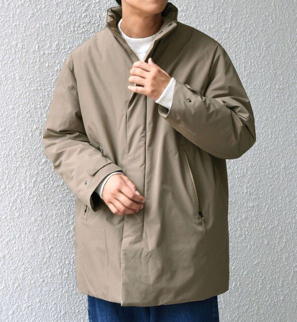 SHIPS any「【WEB限定】SHIPS any:〈撥水/防風等〉多機能 スタンドカラー ダウン ミドル コート 25AW◇」|ダウン|