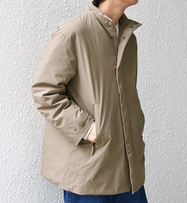 SHIPS any「【WEB限定】SHIPS any:〈撥水/防風等〉多機能 スタンドカラー ダウン ミドル コート 25AW◇」|ダウン|