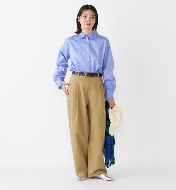 SHIPS Colors 「SHIPS Colors:〈洗濯機可能〉TC チノ カーブ パンツ 2」|チノ|