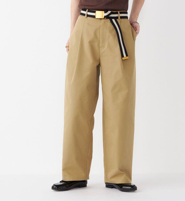 SHIPS Colors 「SHIPS Colors:〈洗濯機可能〉TC チノ カーブ パンツ 2」|チノ|