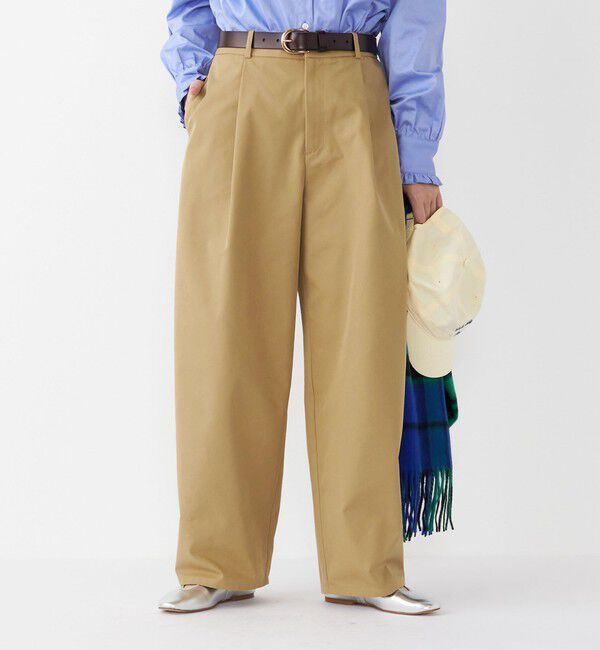 SHIPS Colors 「SHIPS Colors:〈洗濯機可能〉TC チノ カーブ パンツ 2」|チノ|